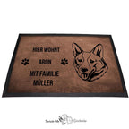 Welsh Corgi Cardigan - Fußmatte - Schmutzfangmatte - 40 x 60 cm-Tierisch-tolle Geschenke-Tierisch-tolle-Geschenke