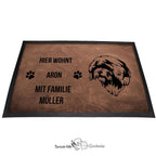 Spanischer Wasserhund Perro de Agua Español - Fußmatte - Schmutzfangmatte - 40 x 60 cm-Tierisch-tolle Geschenke-Tierisch-tolle-Geschenke