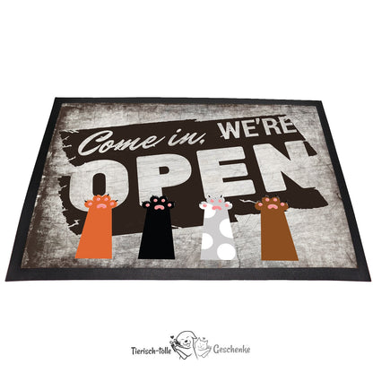 Fußmatte - Schmutzfangmatte - come in - 40 x 60 cm-Tierisch-tolle Geschenke-Tierisch-tolle-Geschenke