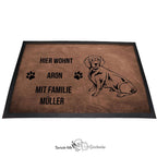 Alpenländische Dachsbracke - Fußmatte - Schmutzfangmatte - 40 x 60 cm-Tierisch-tolle Geschenke-Tierisch-tolle-Geschenke