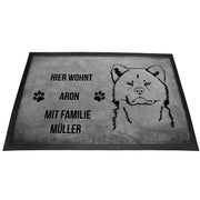 Akita - Fußmatte - Schmutzfangmatte - 40 x 60 cm-Tierisch-tolle Geschenke-Tierisch-tolle-Geschenke