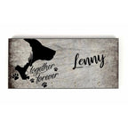 Design-Schlüsselbrett mit Schriftzug: together forever