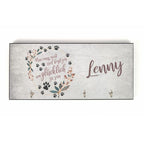 Design Schlüsselbrett: Glücklich sein mit Wunschname-Tierisch tolle Geschenke