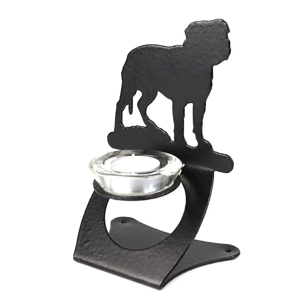 Staffordshire Bullterrier Teelichthalter aus Stahl-Tierisch-tolle Geschenke-Tierisch-tolle-Geschenke