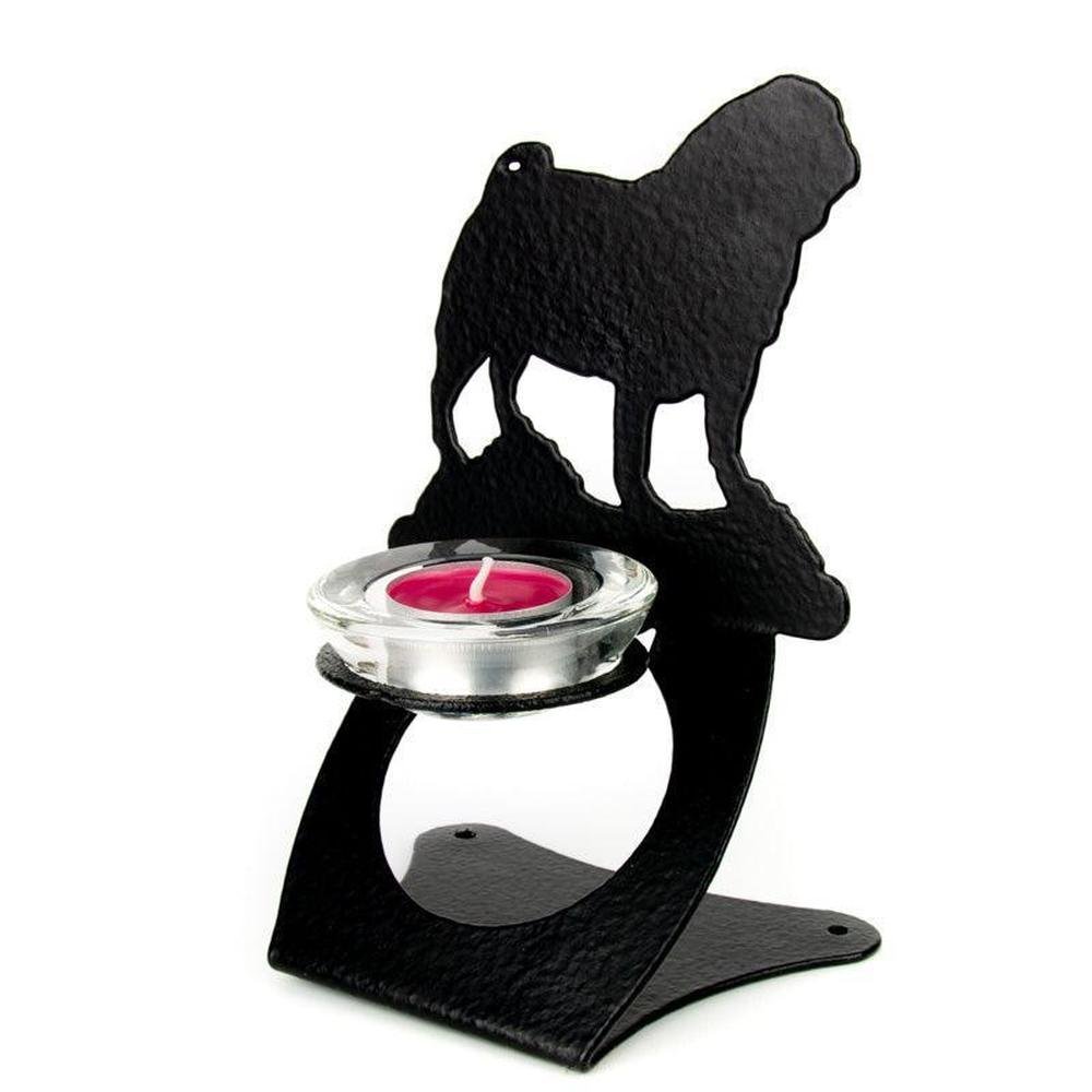 Mops Teelichthalter aus Stahl-Tierisch-tolle Geschenke-Tierisch-tolle-Geschenke