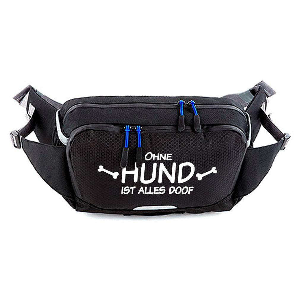 Hundesport Hüfttasche Hydro Performance - Ohne Hund ist alles doof - Tierisch tolle Geschenke