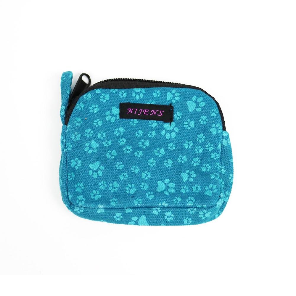 Nijens Portemonnaie klein Pfote -türkis- - Tierisch tolle Geschenke