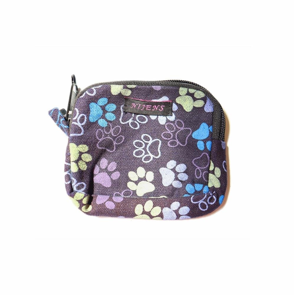 Nijens Portemonnaie klein Pfote -pflaume- outline - Tierisch tolle Geschenke