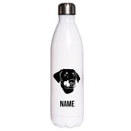 Dobermann 3 unkupiert - Edelstahl Thermosflasche 750 ml mit Namen-Tierisch-tolle Geschenke-Tierisch-tolle-Geschenke