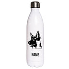 Deutscher Schäferhund 6 - Edelstahl Thermosflasche 750 ml mit Namen-Tierisch-tolle Geschenke-Tierisch-tolle-Geschenke