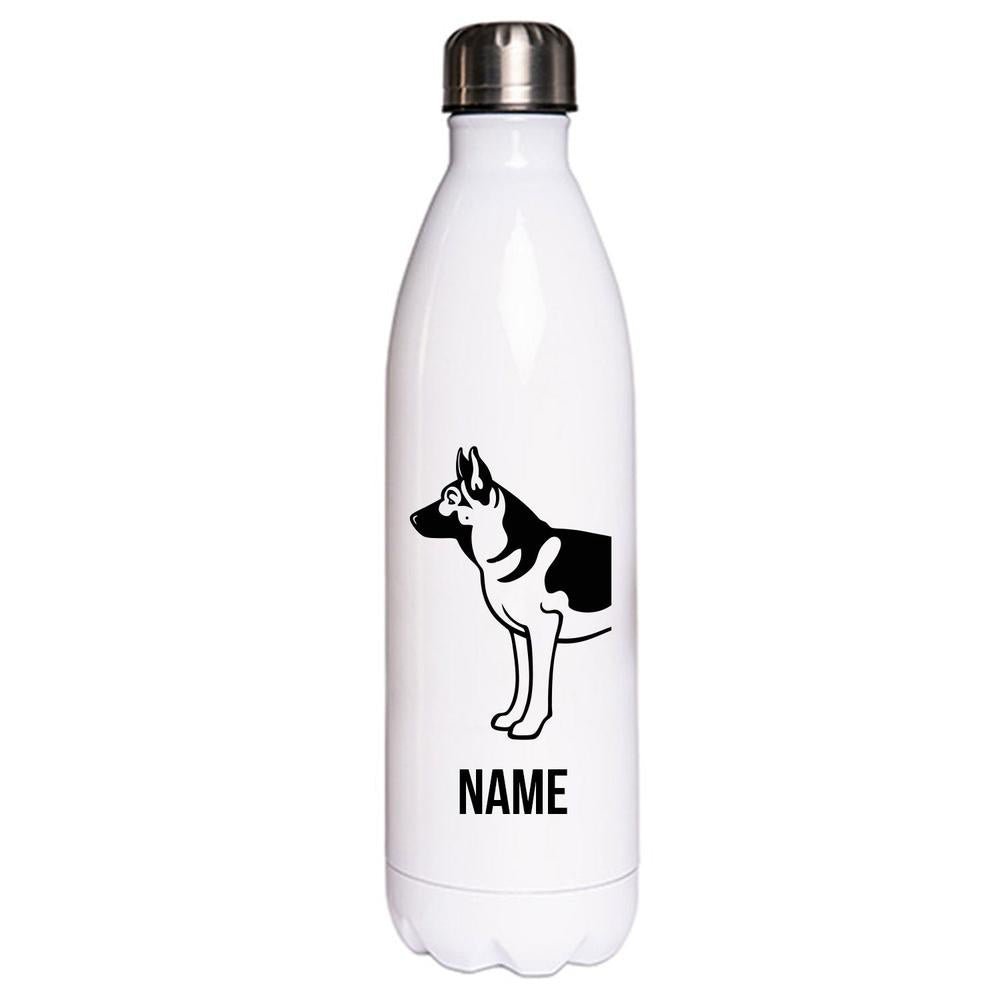 Deutscher Schäferhund 3 - Edelstahl Thermosflasche 750 ml mit Namen-Tierisch-tolle Geschenke-Tierisch-tolle-Geschenke