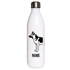 Deutscher Schäferhund 3 - Edelstahl Thermosflasche 750 ml mit Namen-Tierisch-tolle Geschenke-Tierisch-tolle-Geschenke