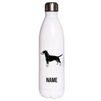 Deutscher Pinscher - Edelstahl Thermosflasche 750 ml mit Namen-Tierisch-tolle Geschenke-Tierisch-tolle-Geschenke