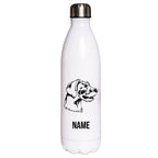 Deutsch Drahthaar 2 - Edelstahl Thermosflasche 750 ml mit Namen-Tierisch-tolle Geschenke-Tierisch-tolle-Geschenke