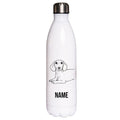 Dackel 2 - Edelstahl Thermosflasche 750 ml mit Namen-Tierisch-tolle Geschenke-Tierisch-tolle-Geschenke