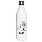 Chow Chow - Edelstahl Thermosflasche 750 ml mit Namen-Tierisch-tolle Geschenke-Tierisch-tolle-Geschenke