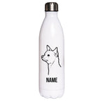 Chihuahua 2 - Edelstahl Thermosflasche 750 ml mit Namen-Tierisch-tolle Geschenke-Tierisch-tolle-Geschenke