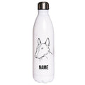 Bullterrier 3 - Edelstahl Thermosflasche 750 ml mit Namen-Tierisch-tolle Geschenke-Tierisch-tolle-Geschenke
