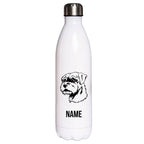 Border Terrier - Edelstahl Thermosflasche 750 ml mit Namen-Tierisch-tolle Geschenke-Tierisch-tolle-Geschenke