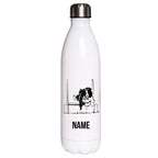 Border Collie Final - Edelstahl Thermosflasche 750 ml mit Namen-Tierisch-tolle Geschenke-Tierisch-tolle-Geschenke