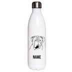 Bordeaux Dogge - Edelstahl Thermosflasche 750 ml mit Namen-Tierisch-tolle Geschenke-Tierisch-tolle-Geschenke