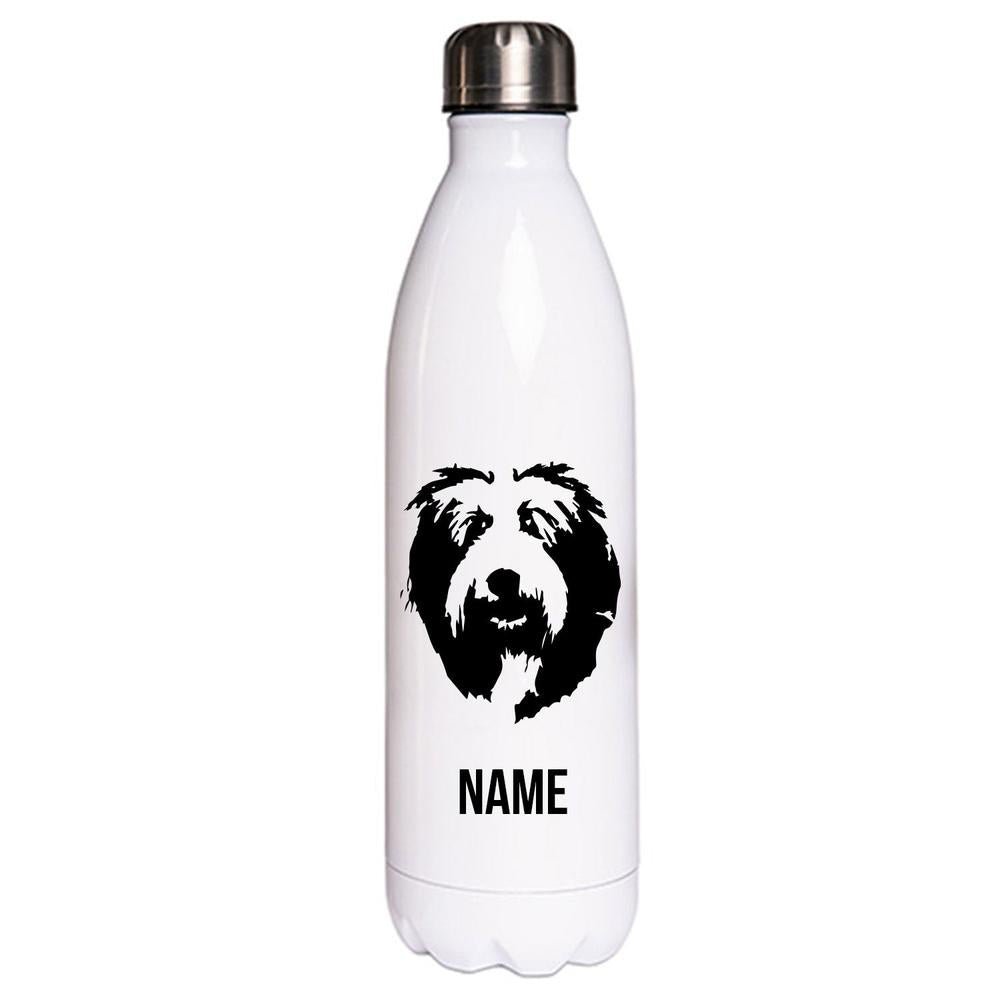 Bobtail - Edelstahl Thermosflasche 750 ml mit Namen-Tierisch-tolle Geschenke-Tierisch-tolle-Geschenke
