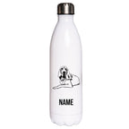 Bloodhound 2 - Edelstahl Thermosflasche 750 ml mit Namen-Tierisch-tolle Geschenke-Tierisch-tolle-Geschenke
