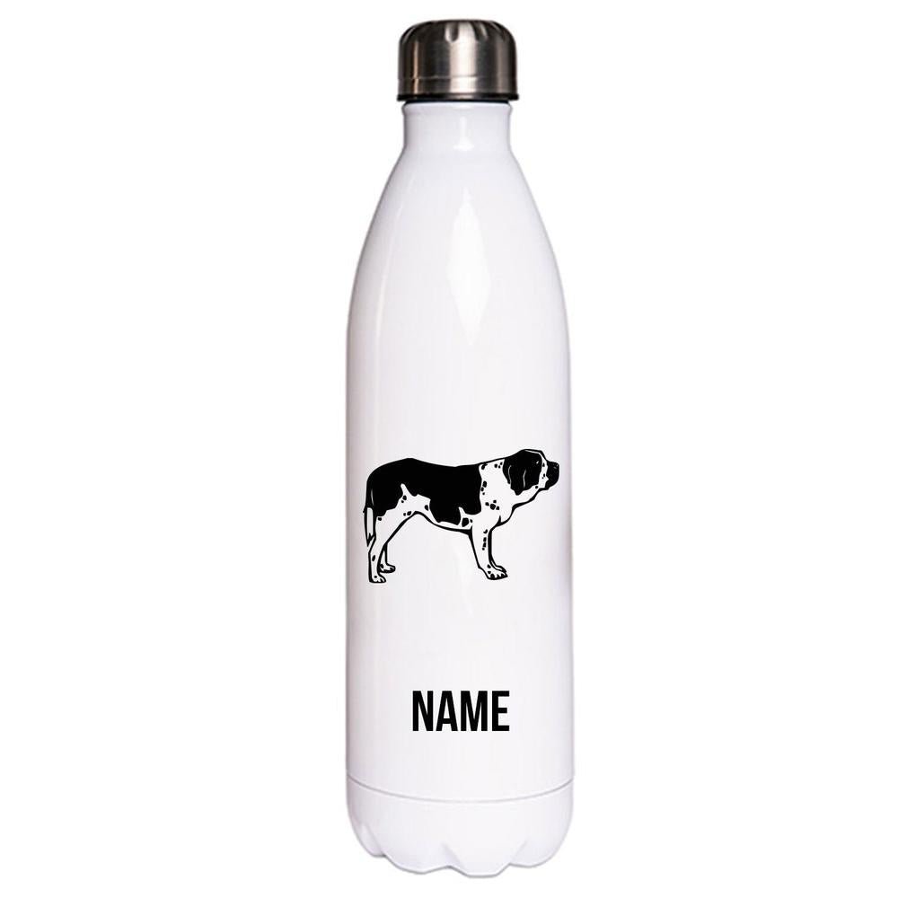 Bernhardiner 2 - Edelstahl Thermosflasche 750 ml mit Namen-Tierisch-tolle Geschenke-Tierisch-tolle-Geschenke