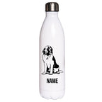 Bernhardiner 1 - Edelstahl Thermosflasche 750 ml mit Namen-Tierisch-tolle Geschenke-Tierisch-tolle-Geschenke