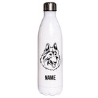 Belgischer Schäferhund Tervueren - Edelstahl Thermosflasche 750 ml mit Namen-Tierisch-tolle Geschenke-Tierisch-tolle-Geschenke