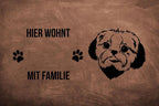 Shih Tzu - Fußmatte - Schmutzfangmatte - 40 x 60 cm-Tierisch-tolle Geschenke-Tierisch-tolle-Geschenke