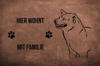 Shiba Inu 2 - Fußmatte - Schmutzfangmatte - 40 x 60 cm-Tierisch-tolle Geschenke-Tierisch-tolle-Geschenke