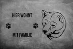 Shiba Inu - Fußmatte - Schmutzfangmatte - 40 x 60 cm-Tierisch-tolle Geschenke-Tierisch-tolle-Geschenke