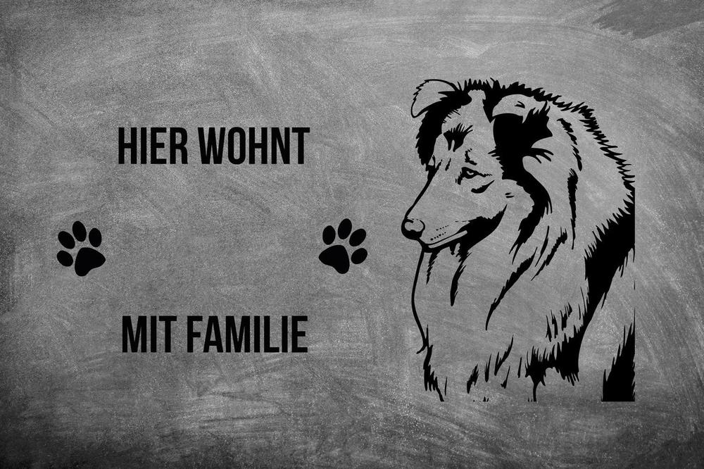 Shetland Sheepdog - Fußmatte - Schmutzfangmatte - 40 x 60 cm-Tierisch-tolle Geschenke-Tierisch-tolle-Geschenke