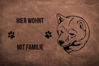 Shiba Inu - Fußmatte - Schmutzfangmatte - 40 x 60 cm-Tierisch-tolle Geschenke-Tierisch-tolle-Geschenke