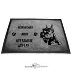 Schnauzer 1 - Fußmatte - Schmutzfangmatte - 40 x 60 cm-Tierisch-tolle Geschenke-Tierisch-tolle-Geschenke