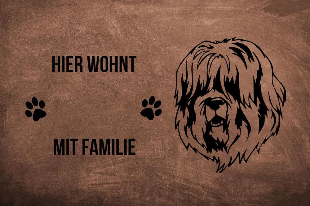 Schafpudel - Fußmatte - Schmutzfangmatte - 40 x 60 cm-Tierisch-tolle Geschenke-Tierisch-tolle-Geschenke