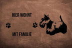 Scottish Terrier - Fußmatte - Schmutzfangmatte - 40 x 60 cm-Tierisch-tolle Geschenke-Tierisch-tolle-Geschenke
