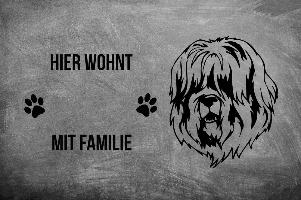 Schafpudel - Fußmatte - Schmutzfangmatte - 40 x 60 cm-Tierisch-tolle Geschenke-Tierisch-tolle-Geschenke