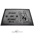 Deutscher Schäferhund 1 - Fußmatte - Schmutzfangmatte - 40 x 60 cm-Tierisch-tolle Geschenke-Tierisch-tolle-Geschenke