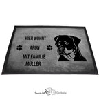 Rottweiler 1 - Fußmatte - Schmutzfangmatte - 40 x 60 cm-Tierisch-tolle Geschenke-Tierisch-tolle-Geschenke