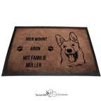 Deutscher Schäferhund 1 - Fußmatte - Schmutzfangmatte - 40 x 60 cm-Tierisch-tolle Geschenke-Tierisch-tolle-Geschenke