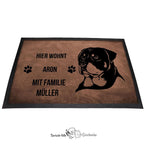 Rottweiler 3 - Fußmatte - Schmutzfangmatte - 40 x 60 cm-Tierisch-tolle Geschenke-Tierisch-tolle-Geschenke