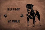 Rottweiler 2 - Fußmatte - Schmutzfangmatte - 40 x 60 cm-Tierisch-tolle Geschenke-Tierisch-tolle-Geschenke