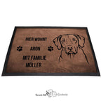 Rhodesian Ridgeback 1 - Fußmatte - Schmutzfangmatte - 40 x 60 cm-Tierisch-tolle Geschenke-Tierisch-tolle-Geschenke