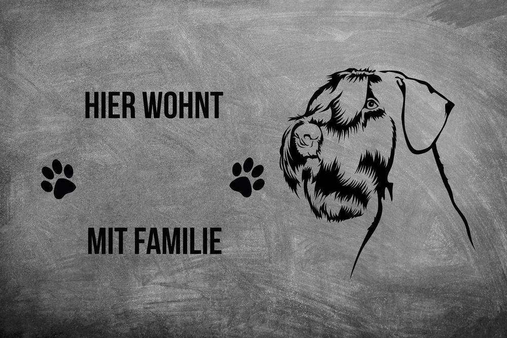 Riesenschnauzer 1 - Fußmatte - Schmutzfangmatte - 40 x 60 cm-Tierisch-tolle Geschenke-Tierisch-tolle-Geschenke