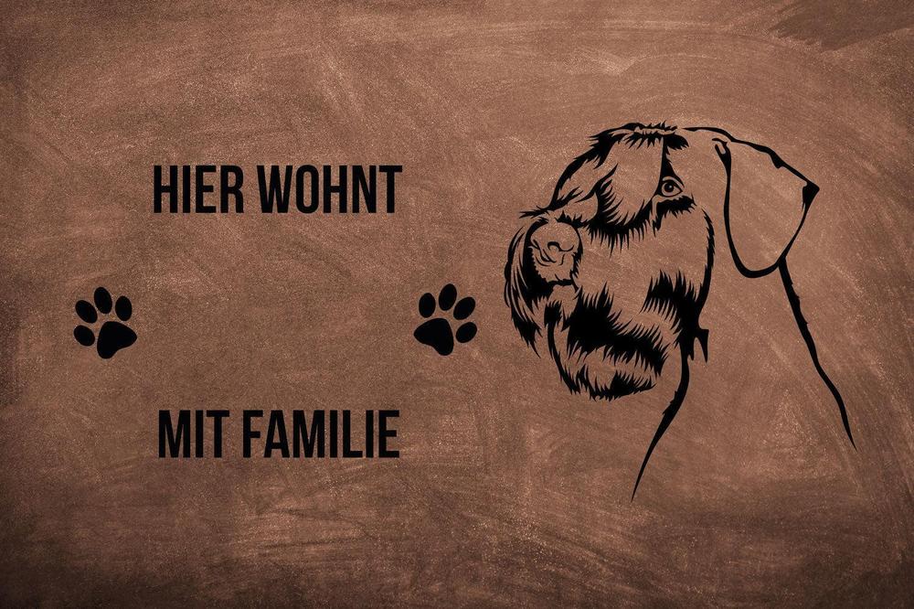 Riesenschnauzer 1 - Fußmatte - Schmutzfangmatte - 40 x 60 cm-Tierisch-tolle Geschenke-Tierisch-tolle-Geschenke