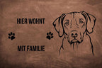 Rhodesian Ridgeback 1 - Fußmatte - Schmutzfangmatte - 40 x 60 cm-Tierisch-tolle Geschenke-Tierisch-tolle-Geschenke