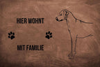 Rhodesian Ridgeback - Fußmatte - Schmutzfangmatte - 40 x 60 cm-Tierisch-tolle Geschenke-Tierisch-tolle-Geschenke