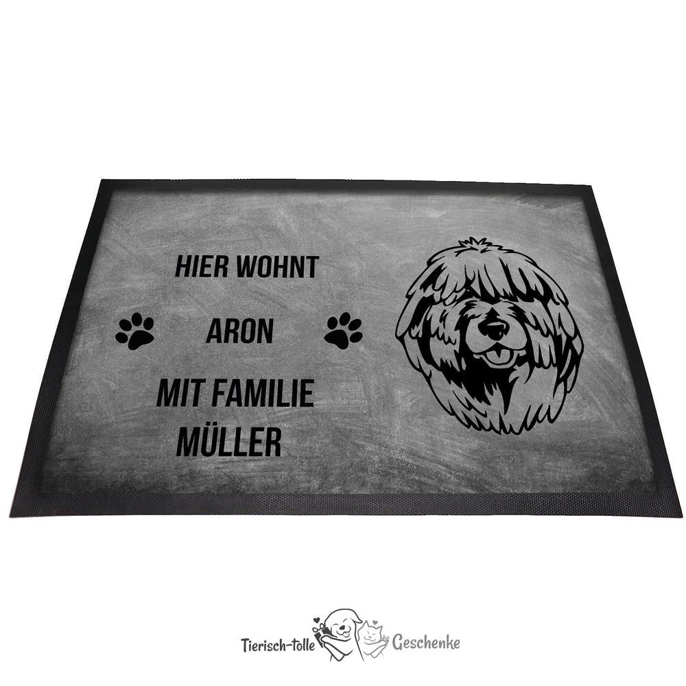 Puli - Fußmatte - Schmutzfangmatte - 40 x 60 cm-Tierisch-tolle Geschenke-Tierisch-tolle-Geschenke